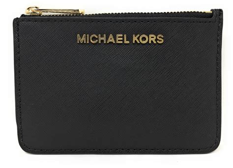 black michael kors jet set wallet|michael kors zippered wallet.